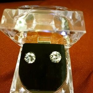 Elegant Silver Stud Earrings